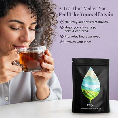 PiPi Tea - Organic Honey Scented Tea Bag